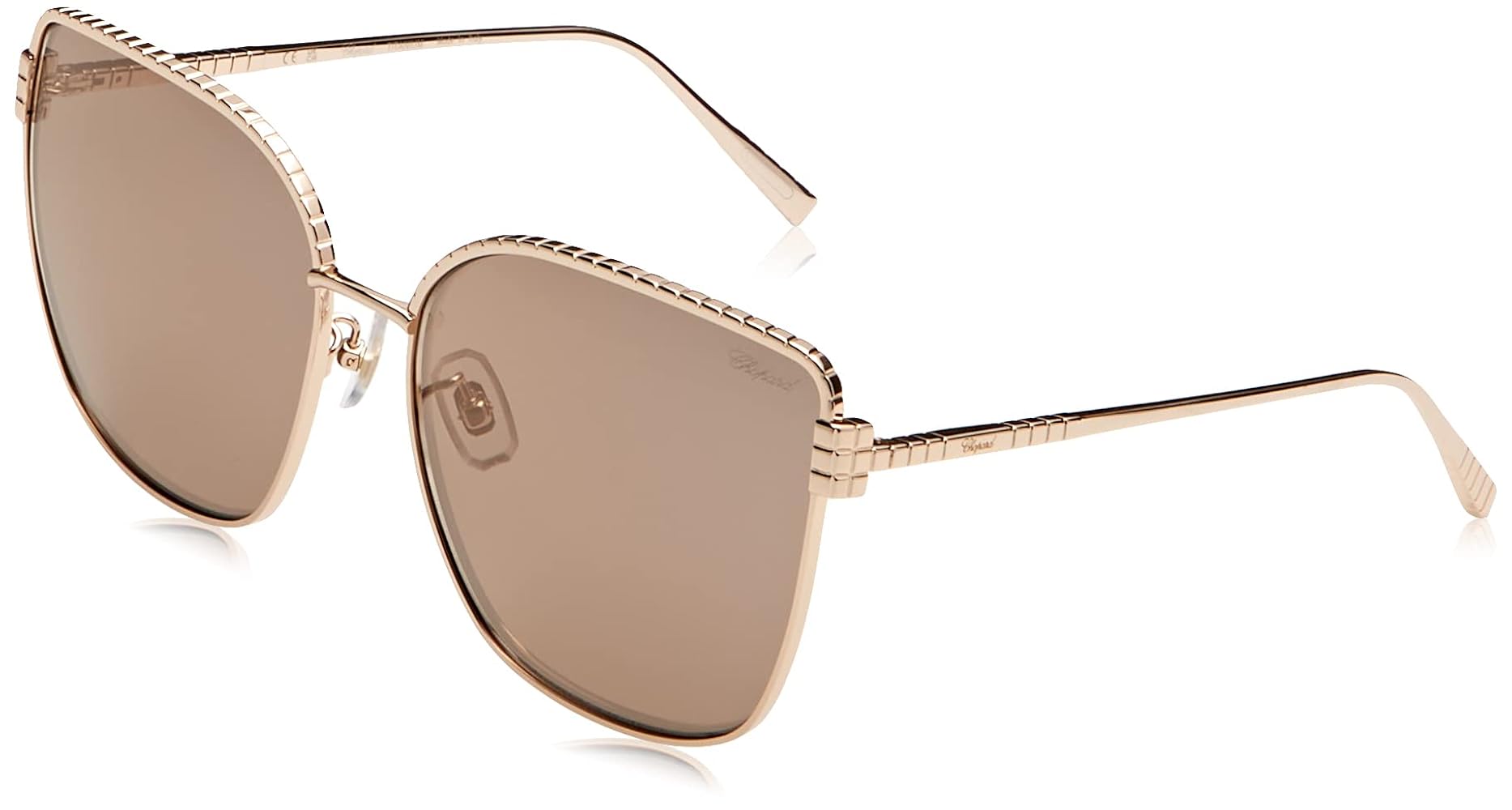 Amazon.com: Chopard Brown Butterfly Ladies Sunglasses